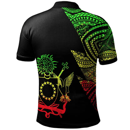 Cook Islands Custom Personalized Polo Shirt - Flash Style Reggae