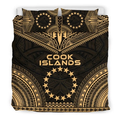 Cook Islands Polynesian Chief Duvet Cover Set - Gold Version