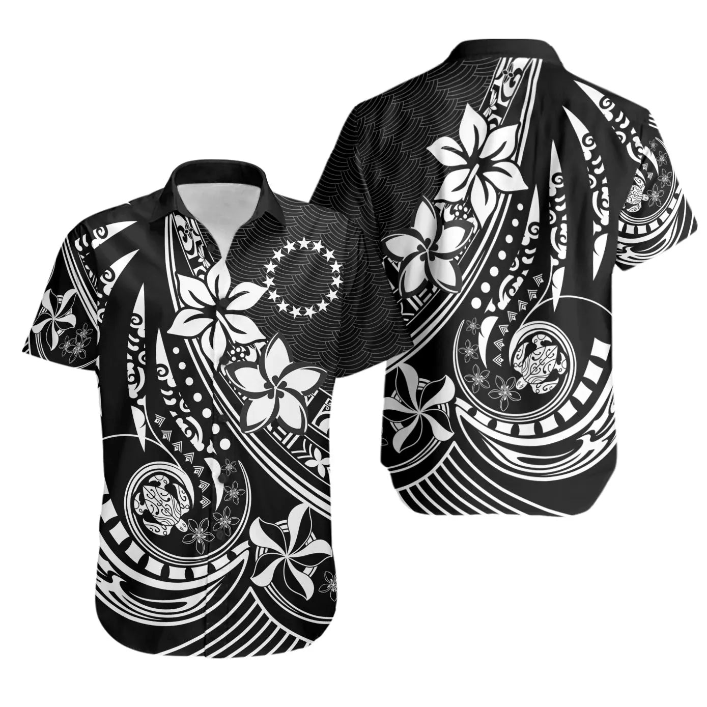 Cook Islands Short Sleeve Shirt - The Flow OF Ocean