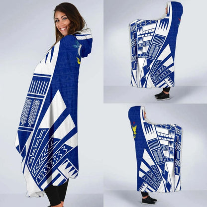 Cook Islands Hooded Blanket - Polynesian Tattoo Flag