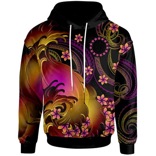 Cook Islands Hoodie - Cook Islands in wave