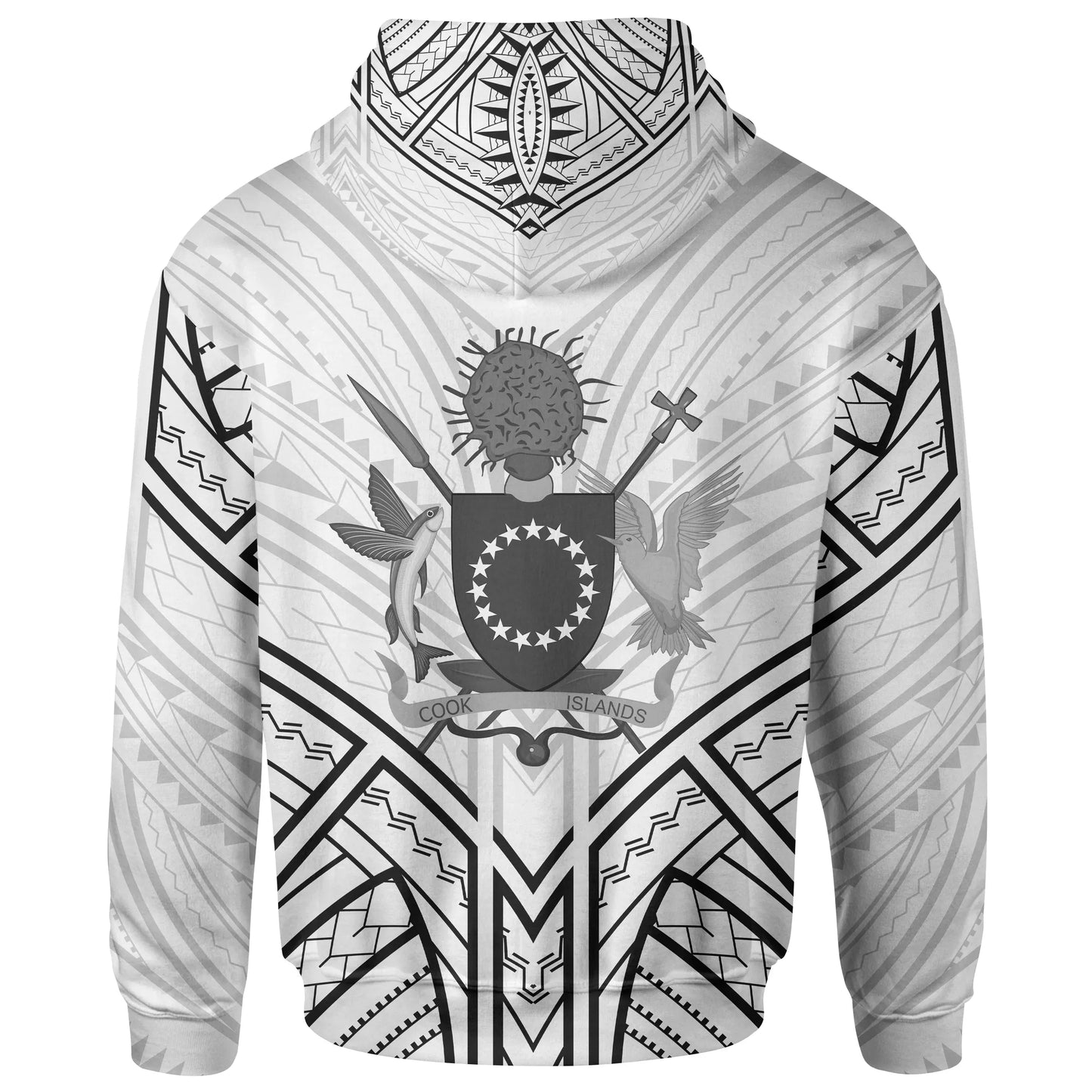Cook Islands Hoodie - Cook Islands Seal Tribal Patterns