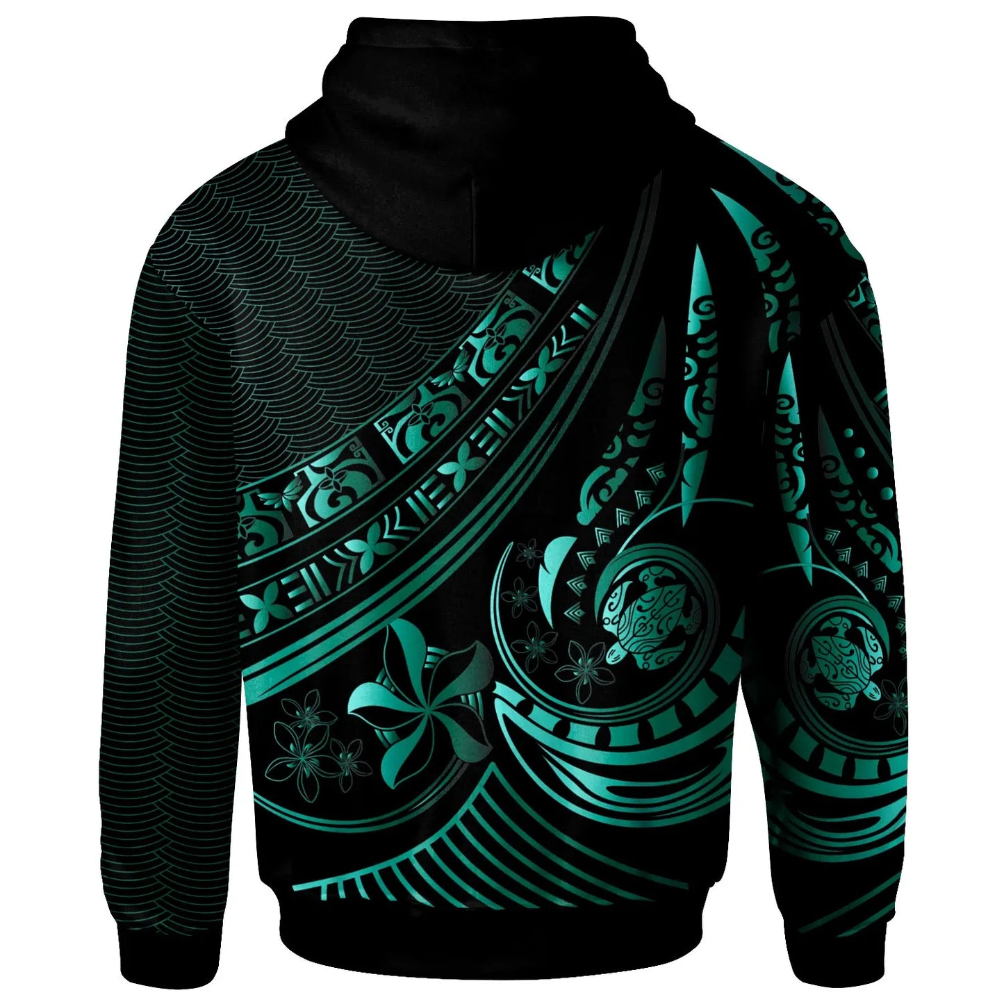 Cook Islands Hoodie - The Flow Of The Ocean