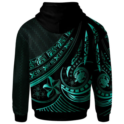 Cook Islands Hoodie - The Flow Of The Ocean