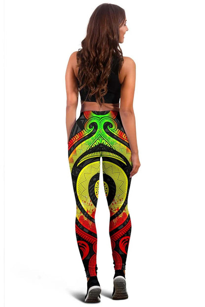 Cook Islands Legging - Reggae Tentacle Turtle