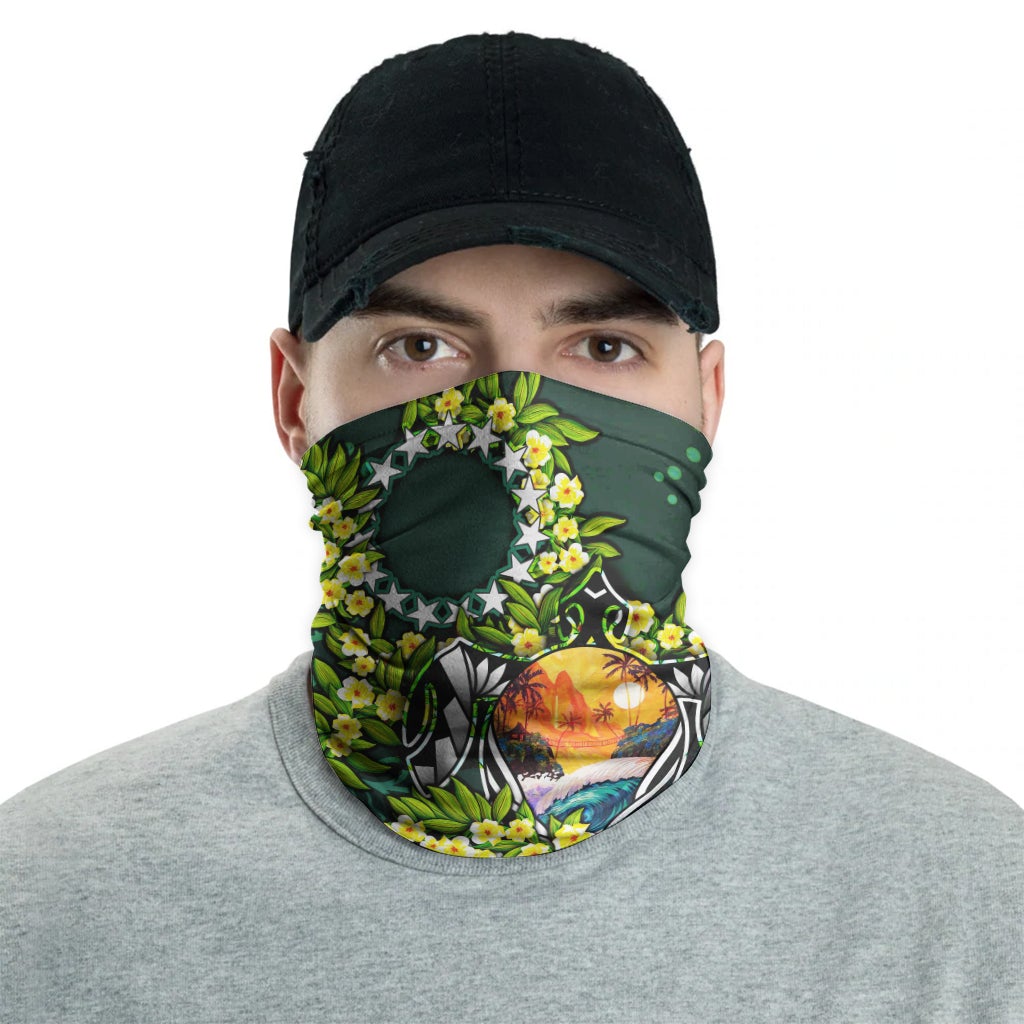 Cook Islands Neck Gaiter - Ti Leaf Lei Turtle