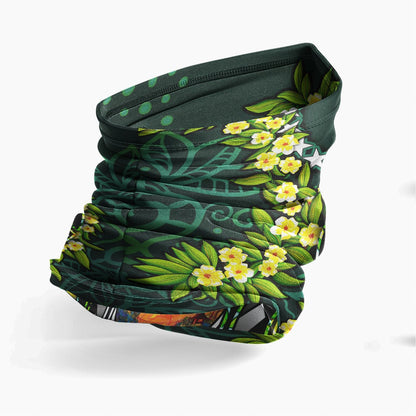 Cook Islands Neck Gaiter - Ti Leaf Lei Turtle