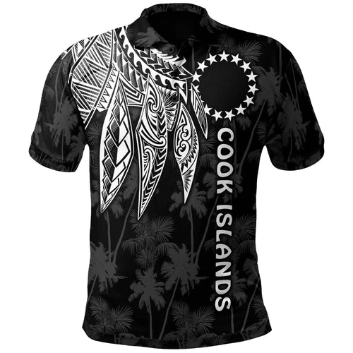 Cook Islands Polo - Polynesian Wings (White)