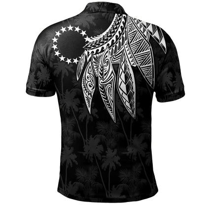 Cook Islands Polo - Polynesian Wings (White)