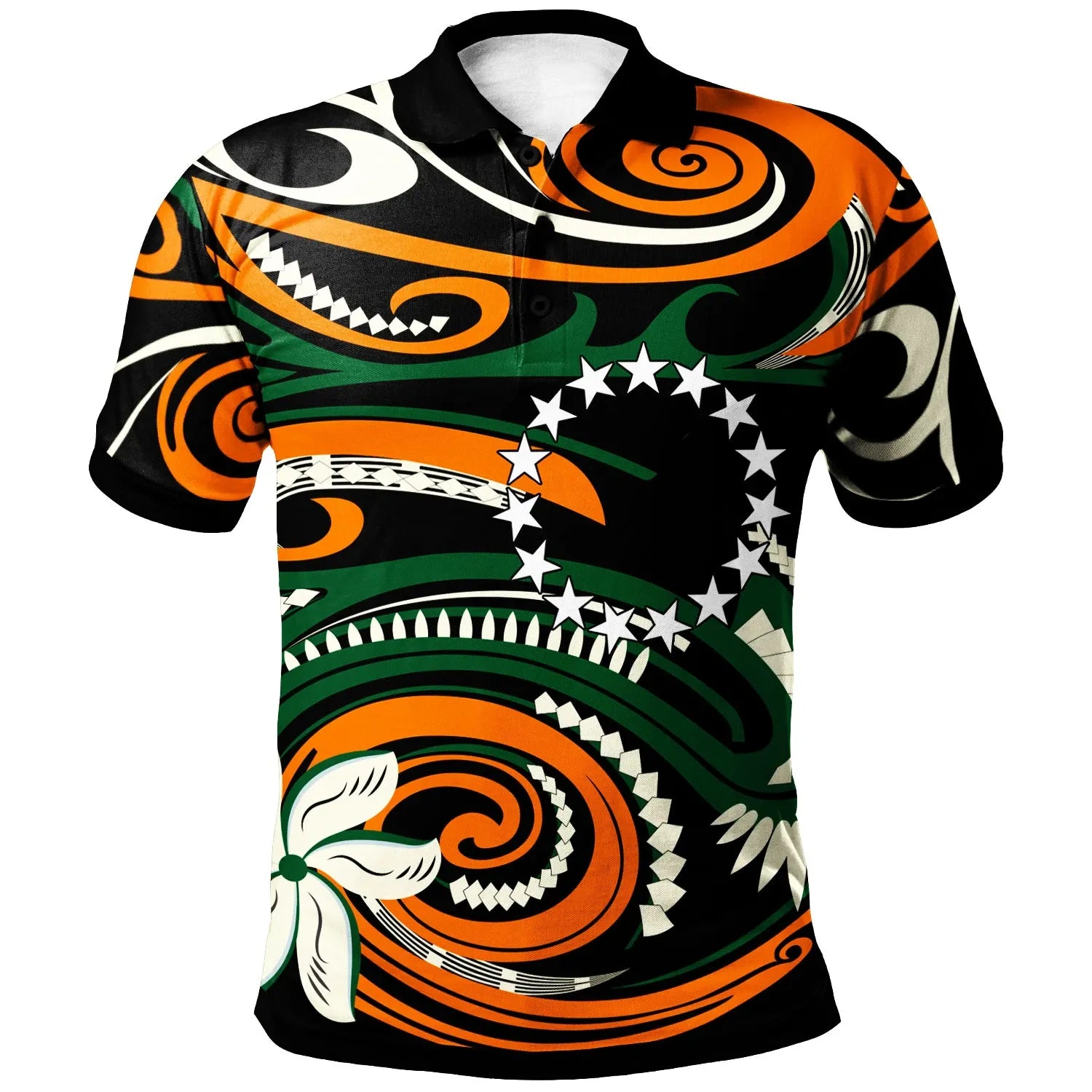 Cook Islands Polo Shirt - Vortex Style