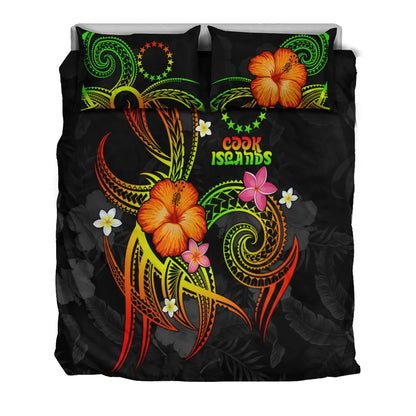 Cook Islands Polynesian Bedding Set - Legend Of Cook Islands (Reggae)