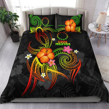Cook Islands Polynesian Bedding Set - Legend Of Cook Islands (Reggae)