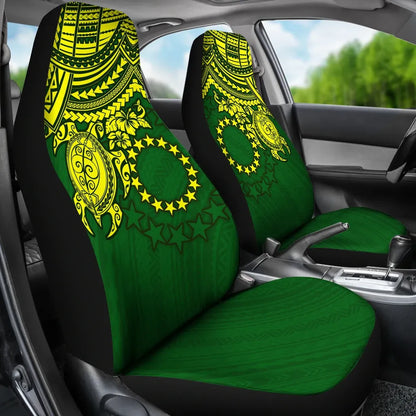 Cook Islands Polynesian Car Seat Covers - Polynesian Turtle