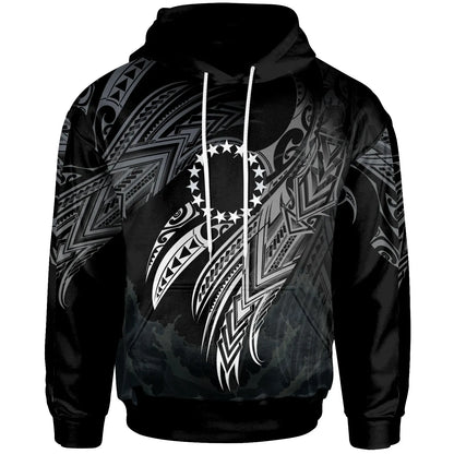Cook Islands Polynesian Hoodie - Legend White  Version
