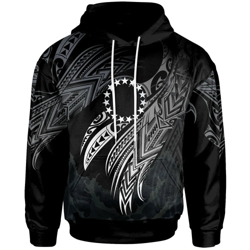 Cook Islands Polynesian Hoodie - Legend White  Version