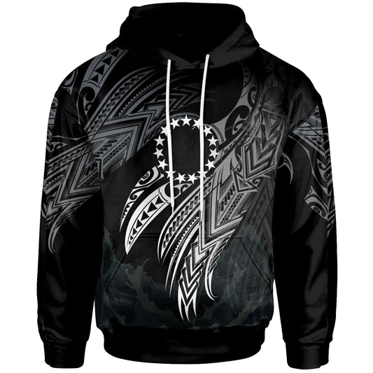 Cook Islands Polynesian Hoodie - Legend White  Version