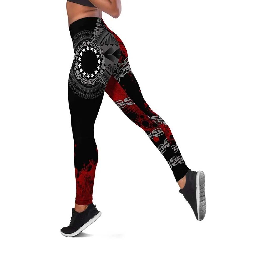 Cook Islands Polynesian Legging - Polynesian Chain Style