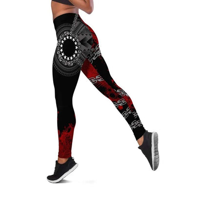 Cook Islands Polynesian Legging - Polynesian Chain Style