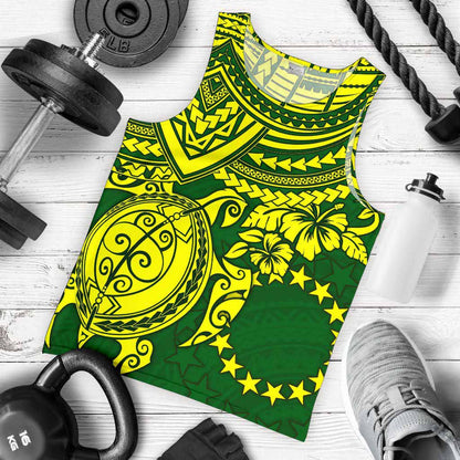 Cook Islands Polynesian Men Tank Top - Polynesian Turtle