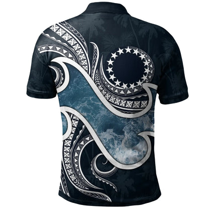 Cook Islands Polynesian Polo Shirt - Ocean Style