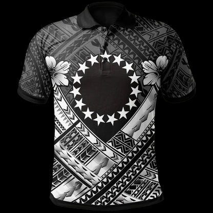 Cook Islands Polynesian Polo Shirts - Cook Islands White Seal Camisole Hibiscus Style