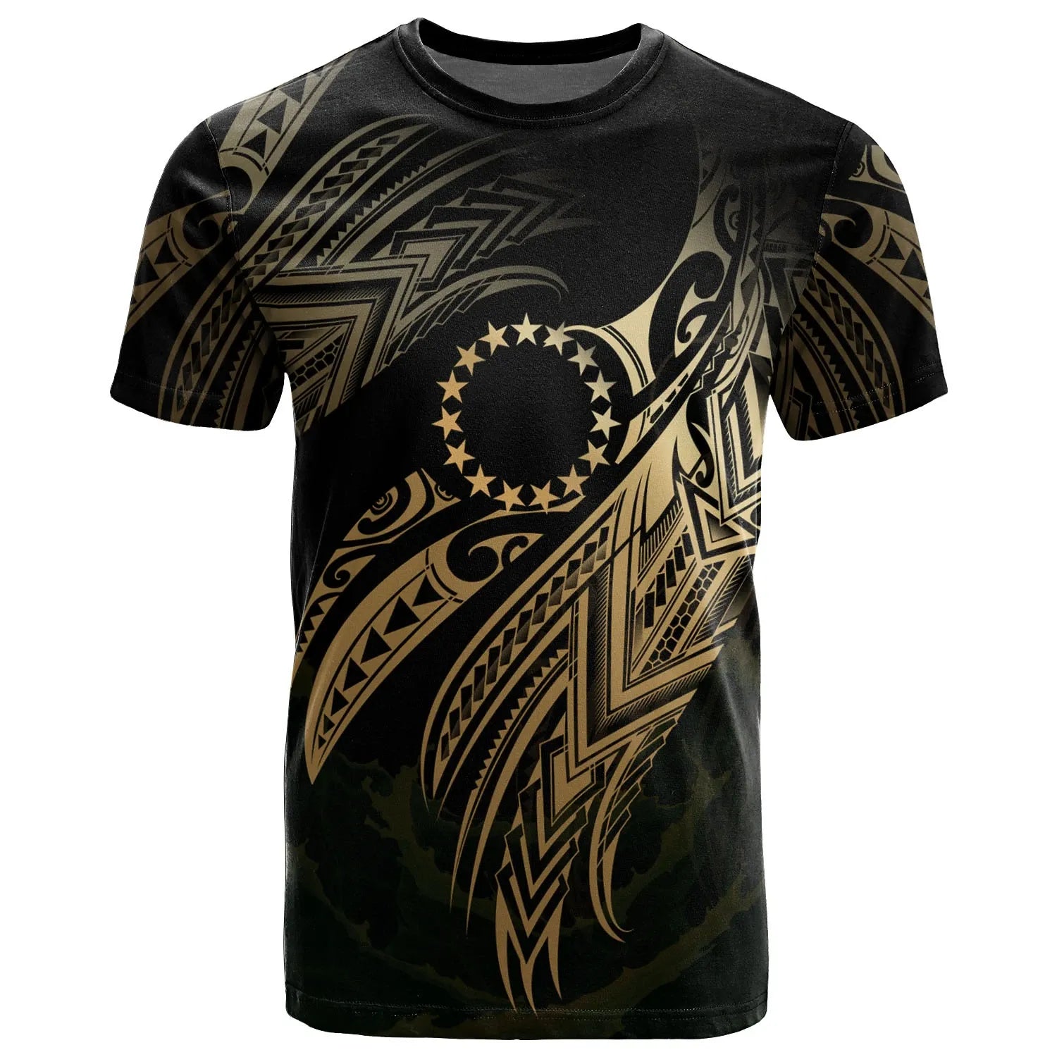 Cook Islands Polynesian T-Shirt - Cook Islands Legend Gold Version