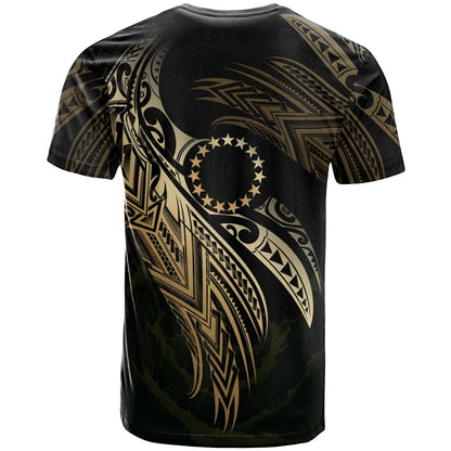 Cook Islands Polynesian T-Shirt - Cook Islands Legend Gold Version