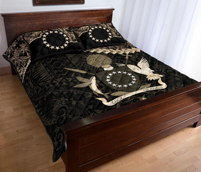 Cook Islands Polynesian Quilt Bed Set Golden Coconut