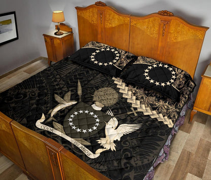 Cook Islands Polynesian Quilt Bed Set Golden Coconut