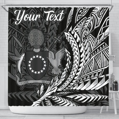 Cook Islands Shower Curtains - Custom Personalised Wings Style