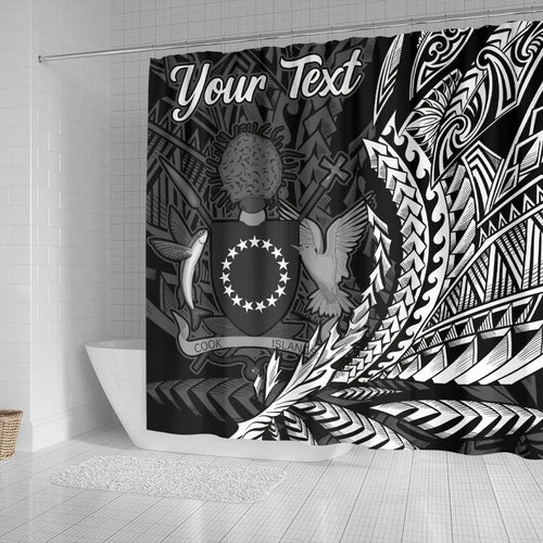 Cook Islands Shower Curtains - Custom Personalised Wings Style