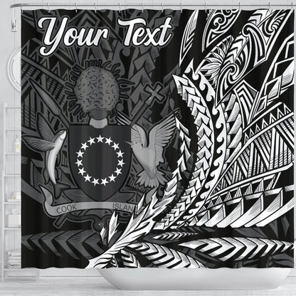 Cook Islands Shower Curtains - Custom Personalised Wings Style
