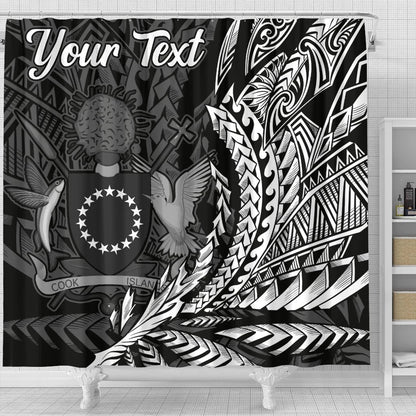 Cook Islands Shower Curtains - Custom Personalised Wings Style