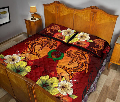 Pohnpei Quilt Bed Sets - Tribal Tuna Fish