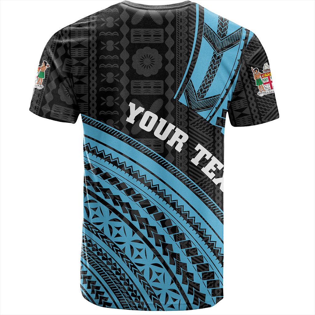 Fiji T-Shirt Custom Melanesian Tattoo Simple