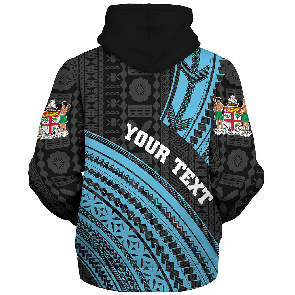 Fiji Sherpa Hoodie Custom Melanesian Tattoo Simple