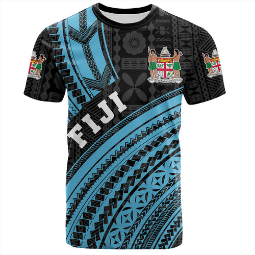 Fiji T-Shirt Custom Melanesian Tattoo Simple