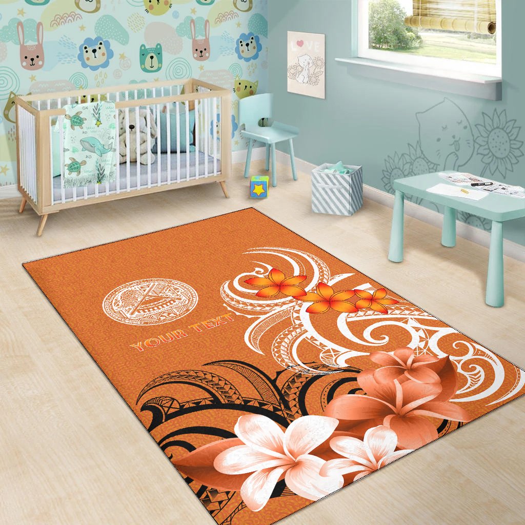 [Custom] American Samoa Personalised Area Rug - American Samoa Spirit