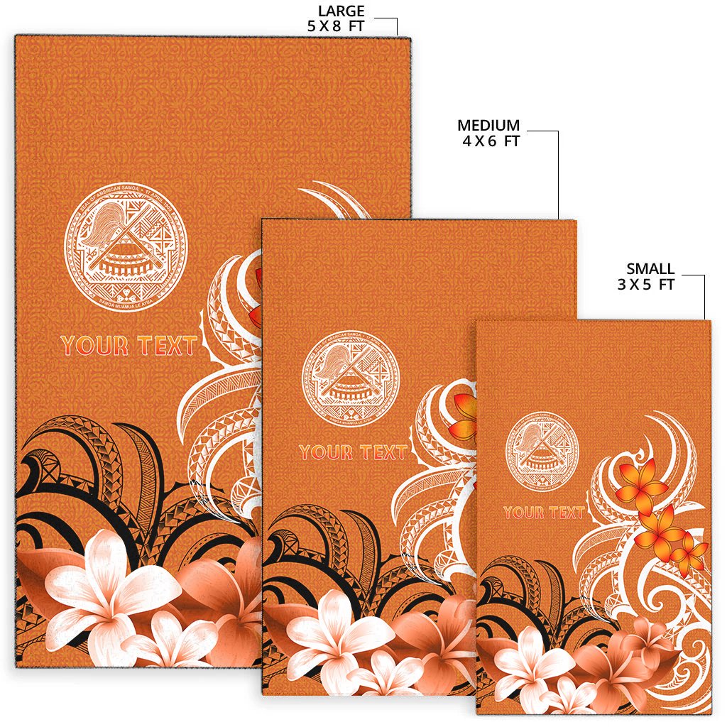 [Custom] American Samoa Personalised Area Rug - American Samoa Spirit