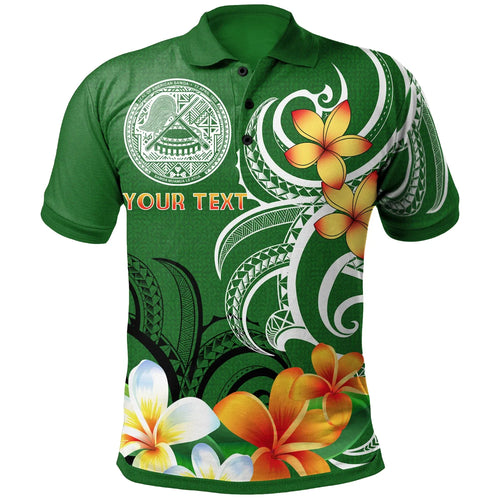 [Custom] American Samoa Personalised Polo Shirt - American Samoan Spirit Green