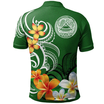 [Custom] American Samoa Personalised Polo Shirt - American Samoan Spirit Green