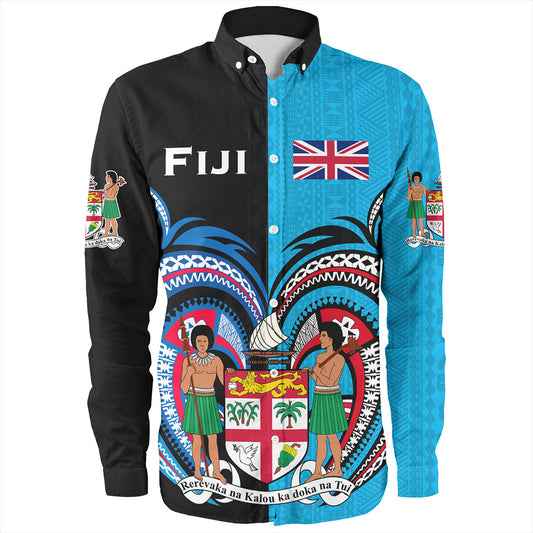 Fiji Long Sleeve Shirt Custom In My Heart