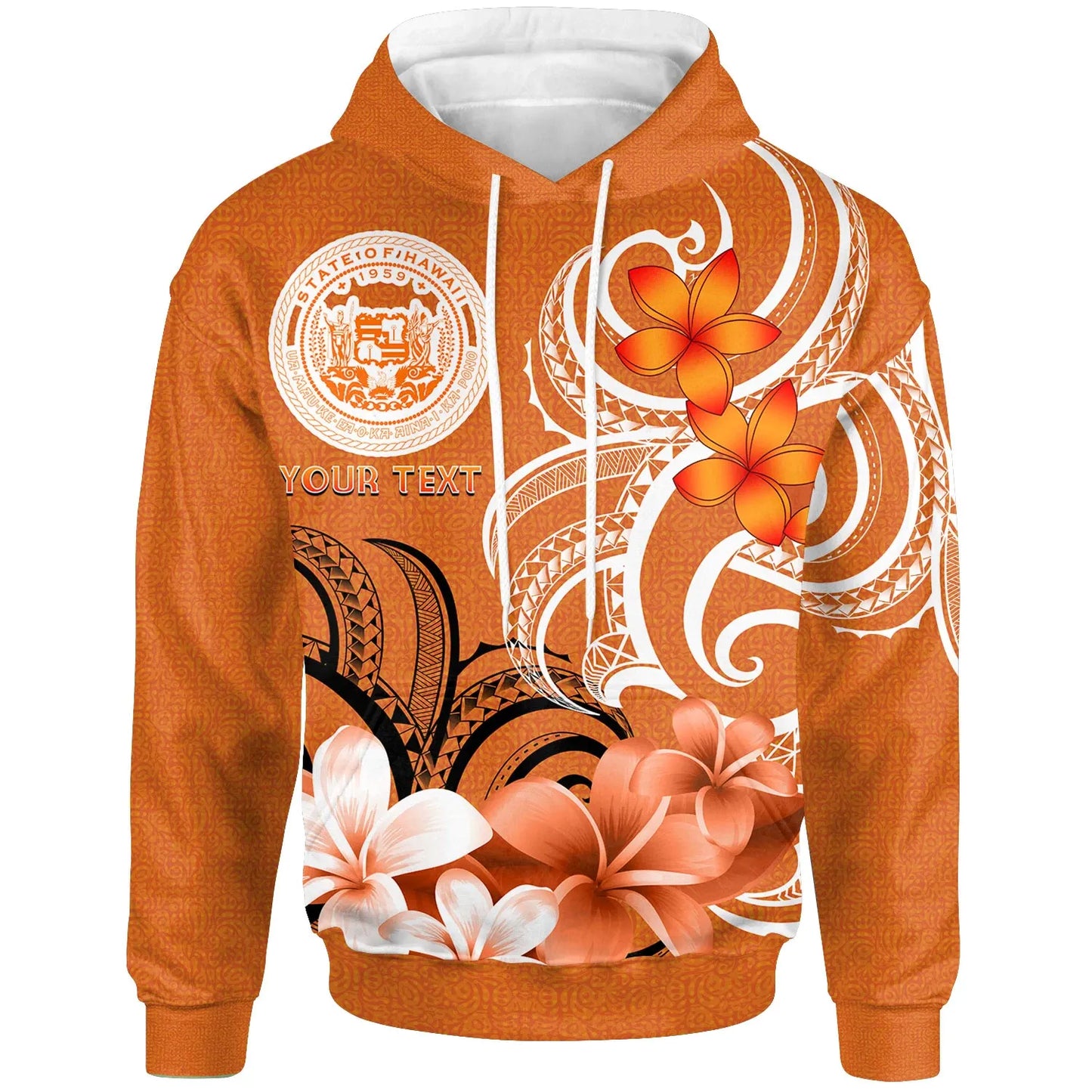 [Custom] Hawaii Personalised Hoodie - Hawaii Seal Hawaiian Spirit