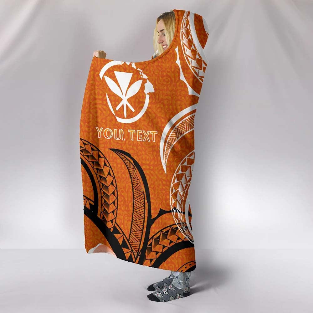 [Custom] Hawaii Personalised Hooded Blanket - Hawaiian Spirit