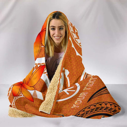 [Custom] Hawaii Personalised Hooded Blanket - Hawaiian Spirit