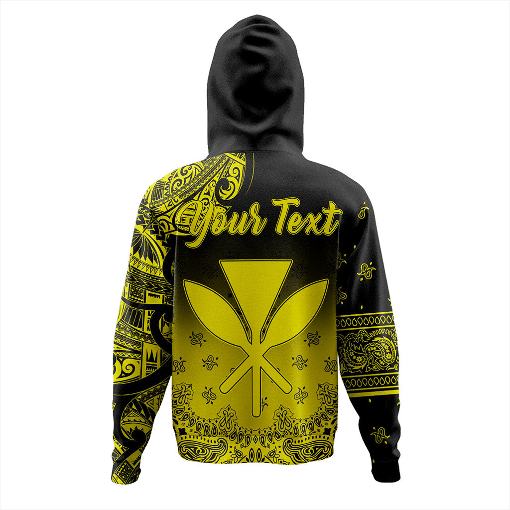 Hawaii Hoodie Custom Kanaka Paisley Style