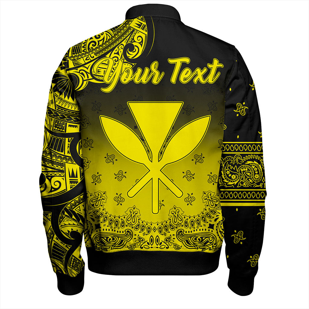 Hawaii Bomber Jacket Kanaka Paisley Style