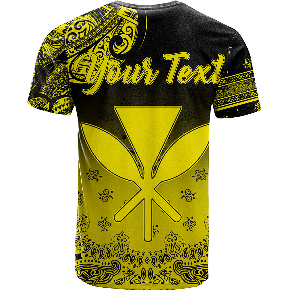 Hawaii T-Shirt Custom Kanaka Paisley Style