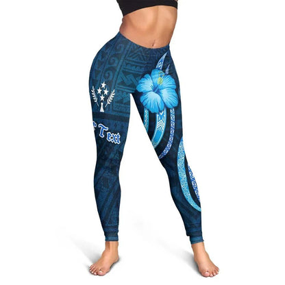 [Custom] Kosrae Personalised Legging - Turtle and Tribal Tattoo Of Polynesian