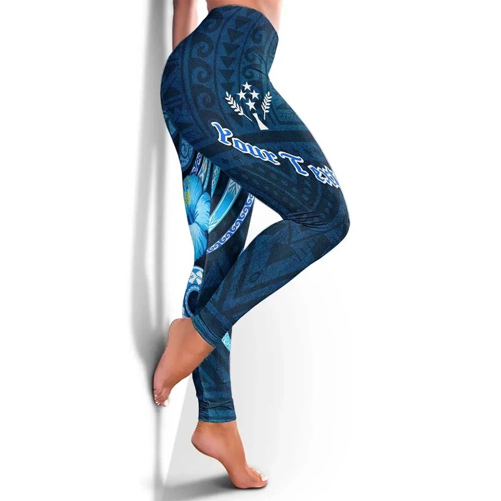 [Custom] Kosrae Personalised Legging - Turtle and Tribal Tattoo Of Polynesian